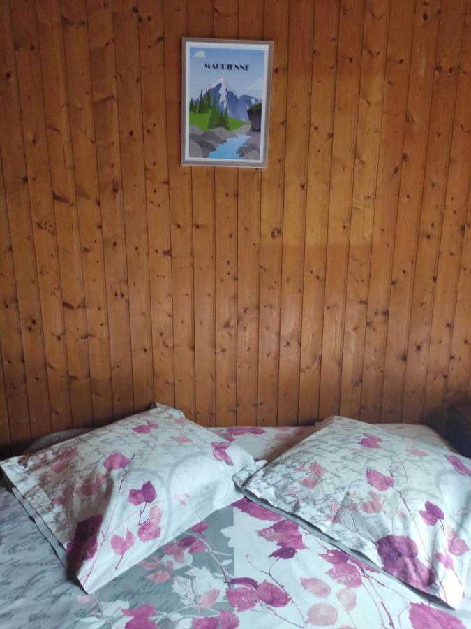 Bel Appartement Au Rez De Chaussee D'Un Chalet Jarrier Exterior foto