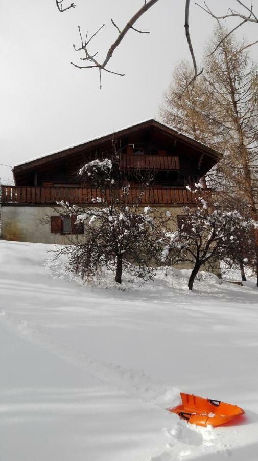 Bel Appartement Au Rez De Chaussee D'Un Chalet Jarrier Exterior foto